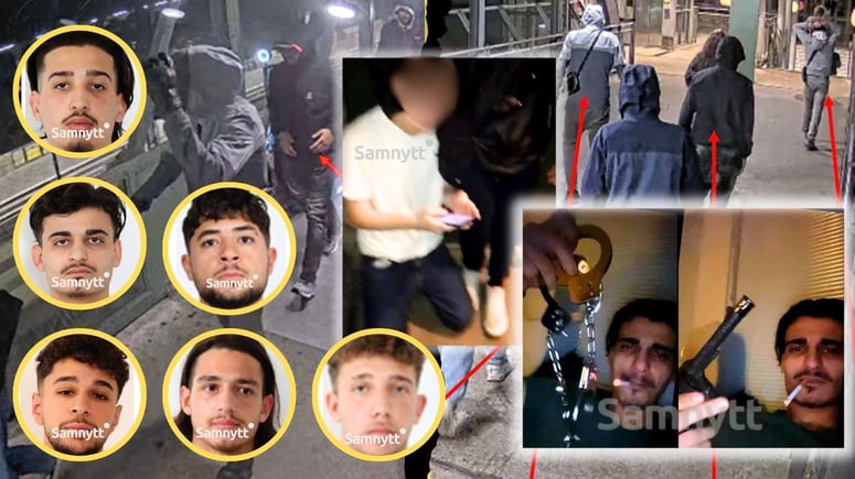 Artikelbild för artikeln: Arabgäng förnedringsrånade svenskar med handklovar och pistol: "Skott i huvudet svär på min mamma - knulla om han rör sig mannen”