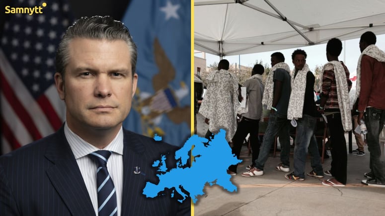 Artikelbild för artikeln: USA:s försvarsminister: Europas stränder stormas av migranter
