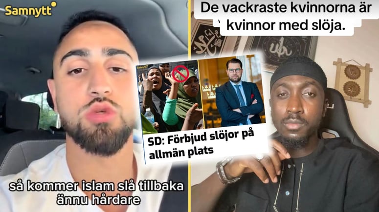 Artikelbild för artikeln: Islamexperter rasar mot SD:s slöjförbud: "Slå mot islam och islam slår tillbaka hårdare"