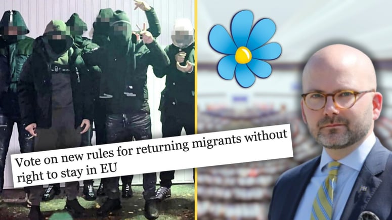 Artikelbild för artikeln: EU-parlamentet röstar om hårdare tag – illegala invandrare ska utvisas snabbare