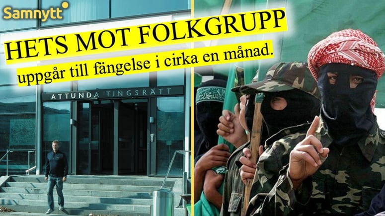 Artikelbild för artikeln: 64-åring kallade Hamas för "vildar" och "ociviliserade" - döms för åsiktsbrott