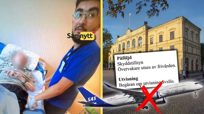 Artikelbild för artikeln: Hemtjänst-syrier förnedrade 81-åring och filmade nakna pensionärer - domstolen AVSLÅR utvisning