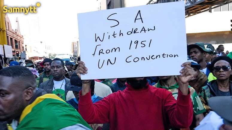 Artikelbild för artikeln: Svart proteströrelse i Sydafrika ställer ultimatum till illegala migranter