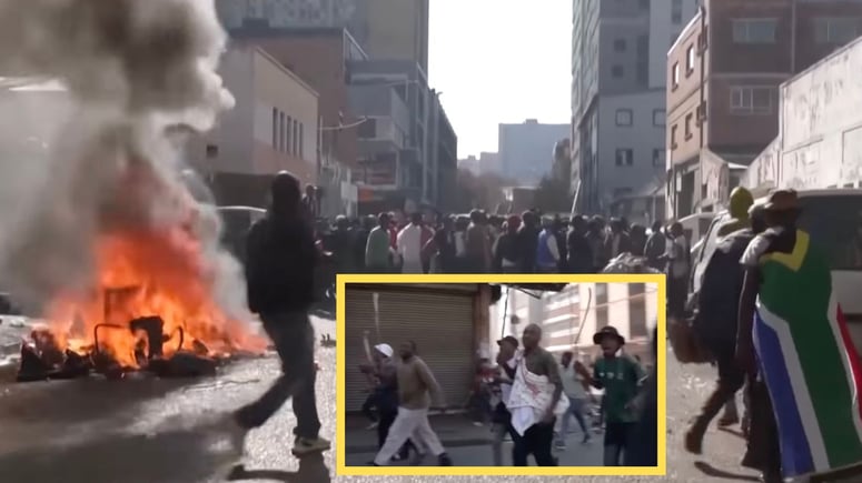 Artikelbild för artikeln: Svart proteströrelse i Sydafrika: Kräver att illegala migranter kastas ut