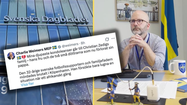 Artikelbild för artikeln: SvD pressade Charlie Weimers efter kondoleanserna – fokus hamnade på inlägget istället för dödsmisshandeln