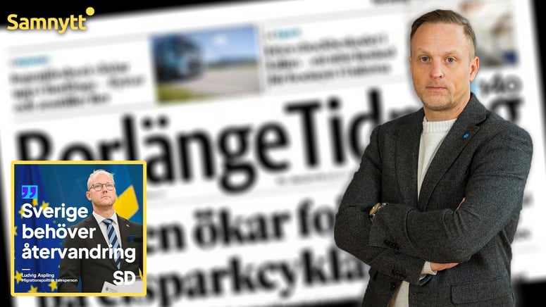 Artikelbild för artikeln: Bonnier-tidning stoppar SD-debatt om återvandring inför valet: ”Går över gränsen”