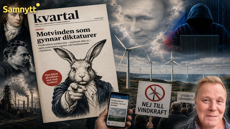 Artikelbild för artikeln: Från Novalis till Putin – Kvartals märkliga angrepp på vindkraftskritiker