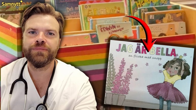 Artikelbild för artikeln: Läkaren rasar mot bibliotekets propagandahylla på barnavdelningen: "En flicka kan inte ha en snopp"