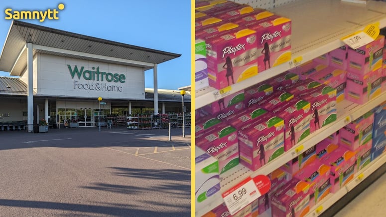 Artikelbild för artikeln: Butikskedja slutar benämna tamponger som "feminin vård" - anses vara exkluderande