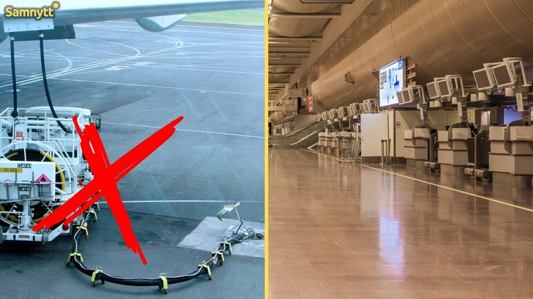 Artikelbild för artikeln: Europa har mindre än en månads flygbränsle i lager