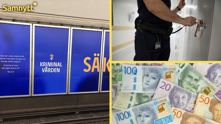 Artikelbild för artikeln: Så mycket kostar Kriminalvårdens reklamkampanj i tunnelbanan