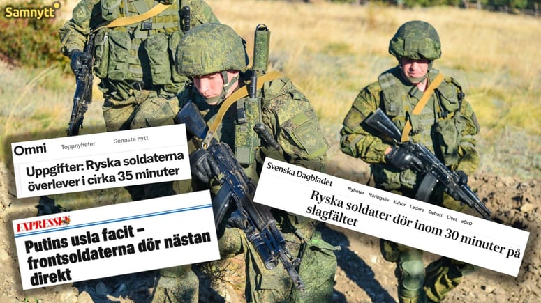 Artikelbild för artikeln: Svenska medier påstod att ryska soldater "dör inom en halvtimme" - tysk överste sågar uppgiften