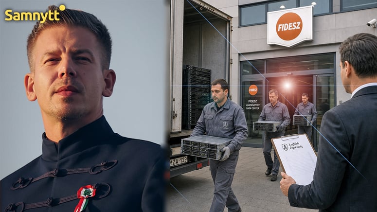 Artikelbild för artikeln: Ungerns EU-vänliga styre beordrade razzia mot Orbans parti