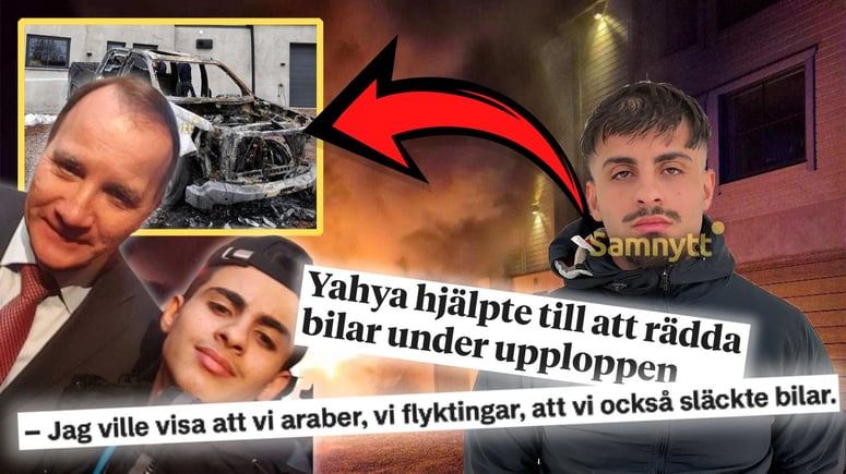 Artikelbild för artikeln: Medias hyllade integrationshjälte Yahya döms för mordbrand
