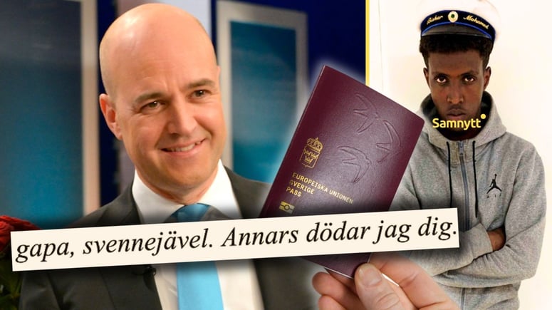 Artikelbild för artikeln: Reinfeldts "gapa svennejävel"-somalier fick medborgarskap på 96 DAGAR