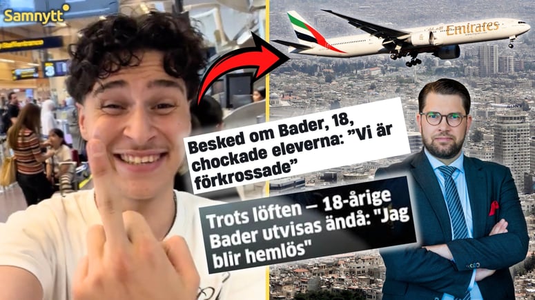 Artikelbild för artikeln: Här skickas snyftreportage-syriern hem: "Fuck Jimmie Åkesson - knulla Jimmie"