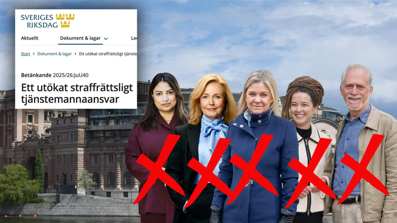 Artikelbild för artikeln: Vänsterblocket röstade nej till skärpt tjänstemannaansvar