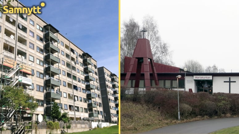 Artikelbild för artikeln: Kyrka vandaliserad i "särskilt utsatt område"