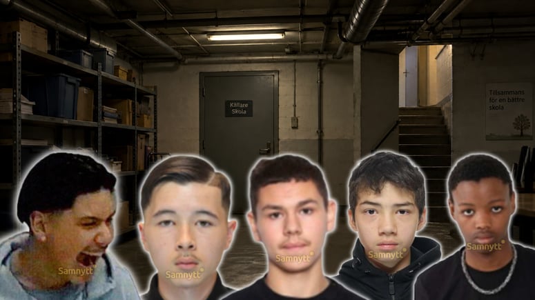Artikelbild för artikeln: Här är "svensk"-gänget som åtalas för förnedringsmisshandel av skolkamrat: "Ska fucking knulla dig"