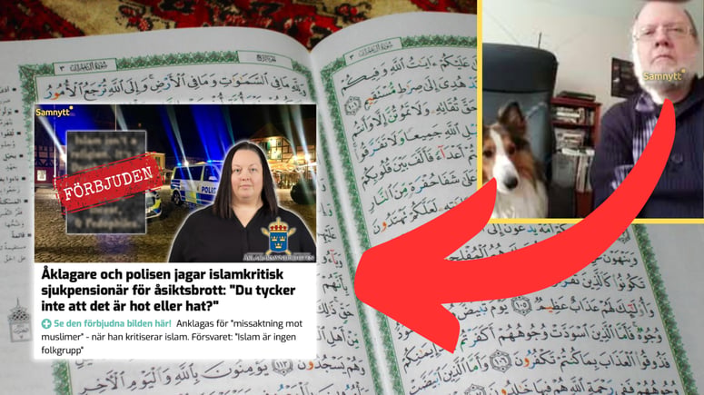 Artikelbild för artikeln: Sjukpensionären Lars-Ivar om åklagarens jakt: "Försöker återinföra hädelselagstiftning"