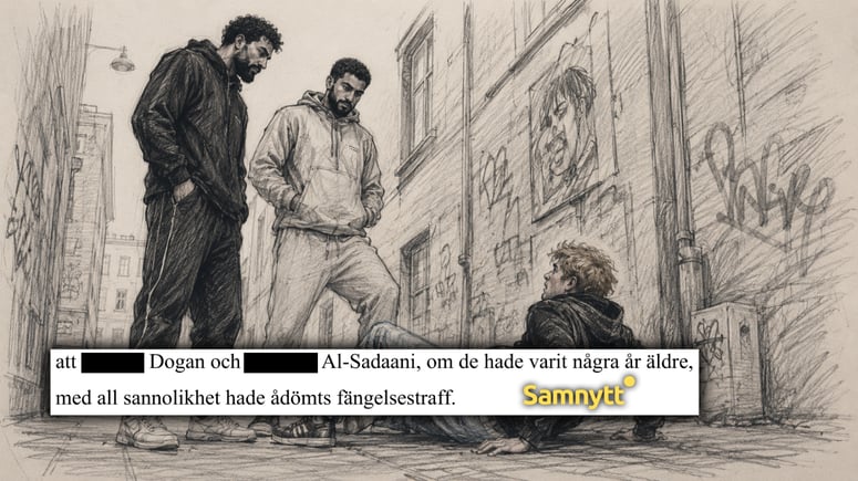 Artikelbild för artikeln: Alsadaani och och Dogan misshandlade svensk kille - slipper fängelse