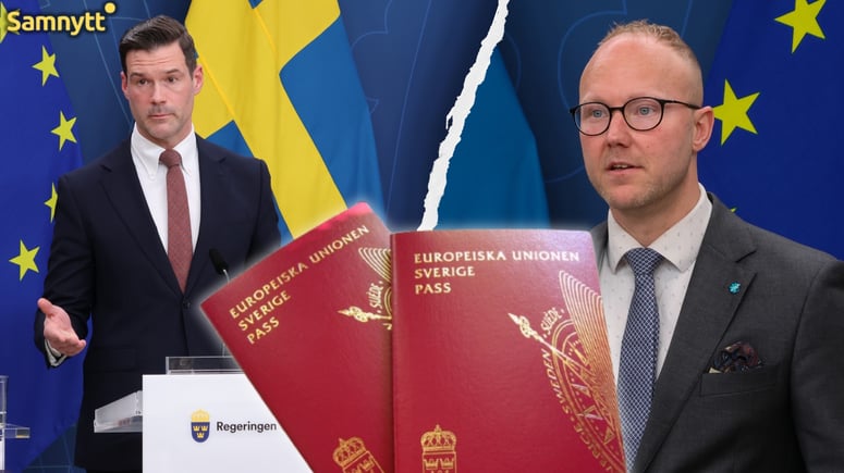 Artikelbild för artikeln: Ludvig Aspling sågar Moderaternas snabbspår till medborgarskap: "Vi kommer inte gå med på det"