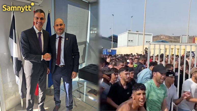 Artikelbild för artikeln: Spaniens vänsterregering hotar regioner med åklagare om de vägrar ta emot illegala Ceuta-migranter