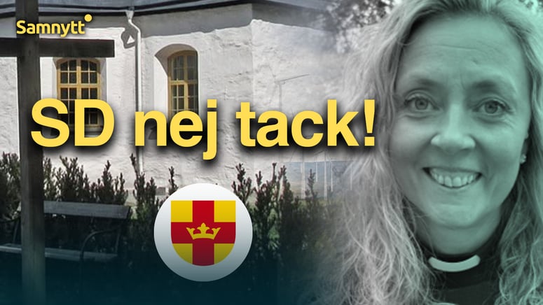 Artikelbild för artikeln: Kyrkan attackerar SD i valet: “Människors lika värde hotas"