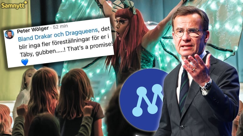 Artikelbild för artikeln: M-politiker ville stoppa dragqueens sagoläsning för barn - nu straffas han med timeout inom partiet