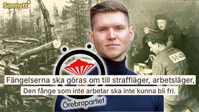 Artikelbild för artikeln: Örebropartiet: Inför arbetsläger