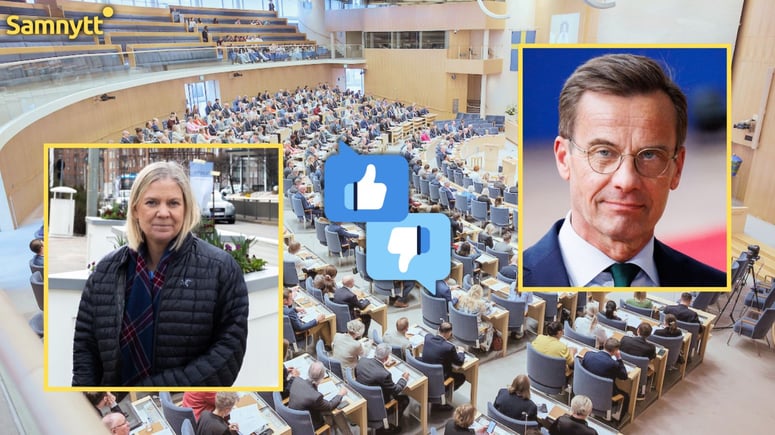 Artikelbild för artikeln: Opinionsmätning: Kört för Tidöregeringen?