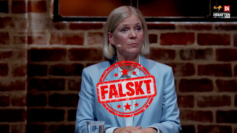 Artikelbild för artikeln: Magdalena Andersson ljög om Sveriges innovationsförmåga