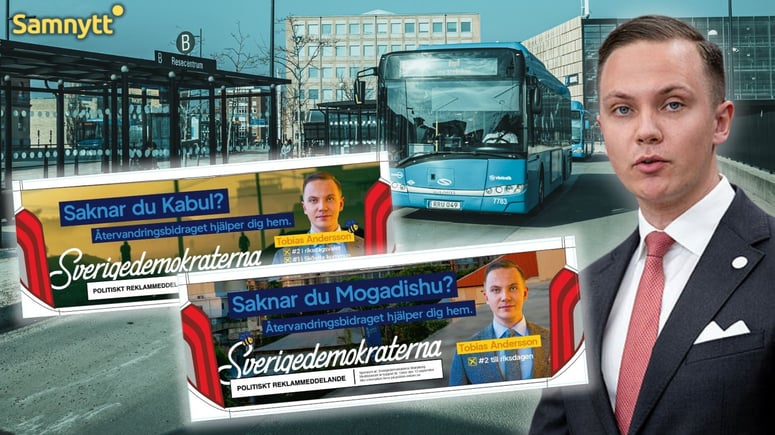 Artikelbild för artikeln: SD-toppen om bussförarnas protest: "Inte vana vid yttrandefrihet och demokrati"