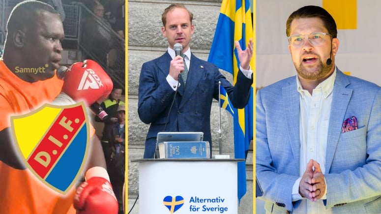 Artikelbild för artikeln: Proffsboxaren mordhotar Kasselstrand och Åkesson: "Man ska döda sådana - måste göra en Olof Palme"