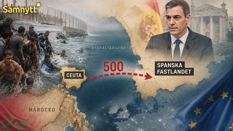 Artikelbild för artikeln: Krisen i Ceuta långt ifrån över – Spanien börjar föra migranter till fastlandet