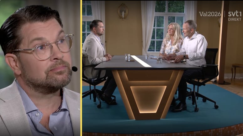 Artikelbild för artikeln: SVT tvättar vänsterextrema ETC under Åkessons utfrågning: ”Oberoende rödgrön”