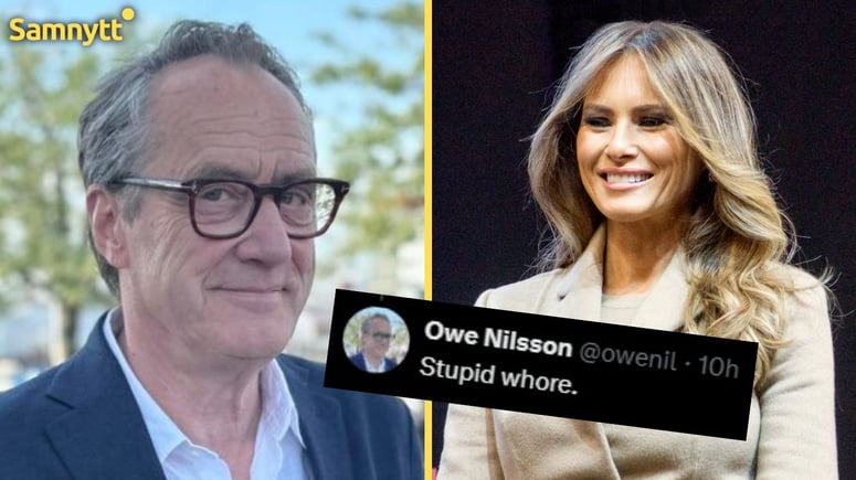 Artikelbild för artikeln: Tidigare TT-reporter: Trumps fru är en "dum hora"