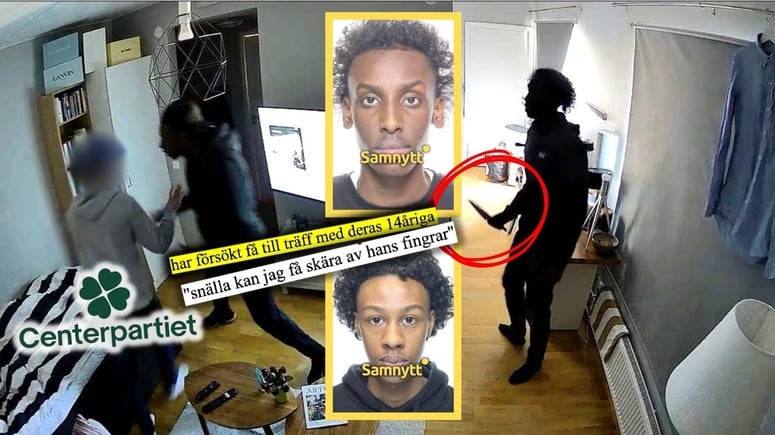 Artikelbild för artikeln: Centerpartist förespråkade fri invandring - fick kniv-somalier instormandes i hemmet efter påstådd sexkontakt med 14-åring
