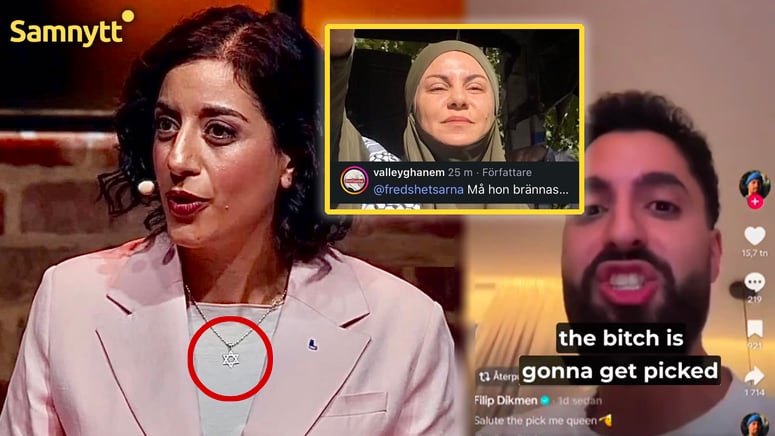 Artikelbild för artikeln: SVT-profil i hatattack efter davidsstjärna: "Bitchen ska plockas"