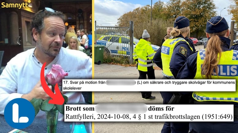 Artikelbild för artikeln: L-politikern kampanjar för "tryggare skolvägar" för barn - är dömd för rattfylleri