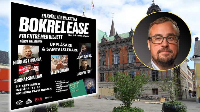 Artikelbild för artikeln: Amnesty arrangerar "Palestinakväll" med Ghanem – efter ”må hon brännas”-inlägg