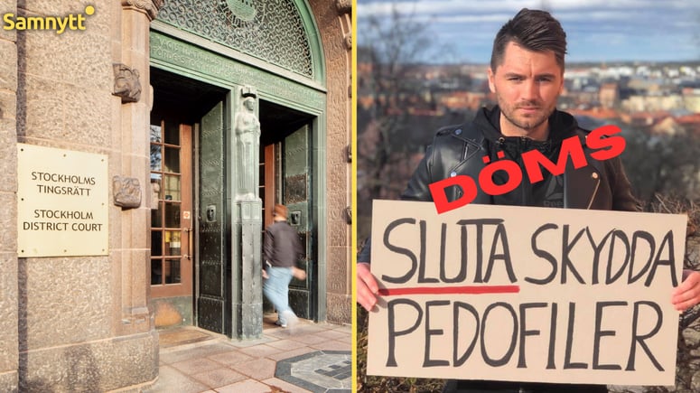 Artikelbild för artikeln: Efter varningar om farliga pedofiler: Barnrättsaktivisten Jonatan Alfvén döms