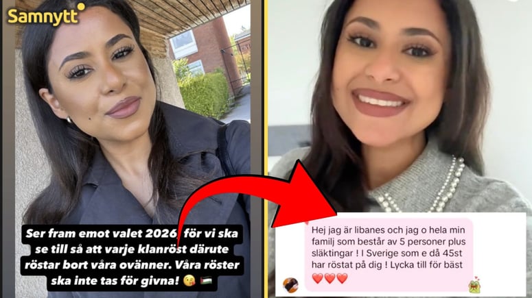 Artikelbild för artikeln: Arabiska V-toppen ska ta över Sverige med klanröster - skryter att det är på gång