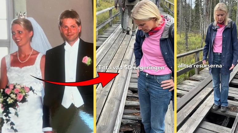 Artikelbild för artikeln: Anders Lindbergs S-fruga: "SD-regeringens" fel att träplankor ruttnat