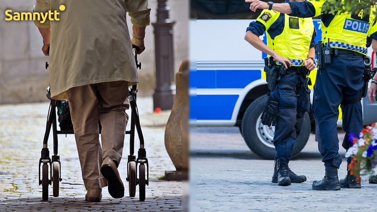 Artikelbild för artikeln: Åtal: Poliser slog ner och elchockade handikappad 70-åring med rullator