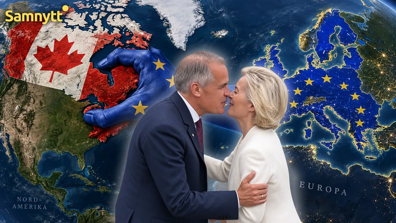 Artikelbild för artikeln: EU griper för sig över Atlanten – vill införliva Kanada med unionen