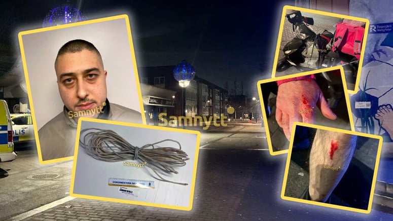 Artikelbild för artikeln: Busfröet Anwar höll ”passkontroll” i Rosengård – matbud nära att halshuggas av uppspänd lina