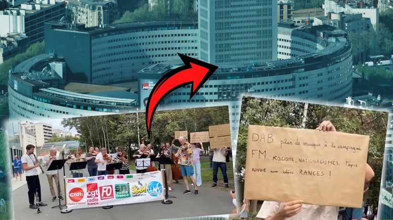 Artikelbild för artikeln: Public service-anställda strejkade mot ökad åsiktsbredd i radio