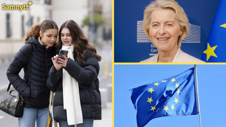 Artikelbild för artikeln: EU vill sätta åldersgräns för sociala medier – SD rasar