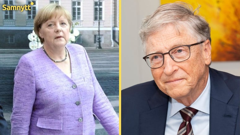 Artikelbild för artikeln: Merkel: Bill Gates utövade påtryckning på vaccinationsprogram